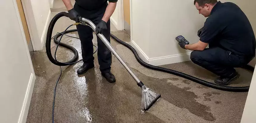 Remove Water from Basement Carpet Waleska