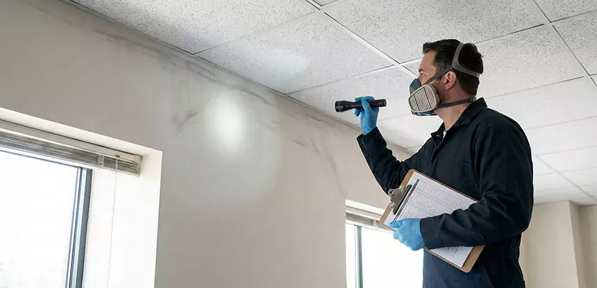Ceiling Water Damage Inspection in Waleska